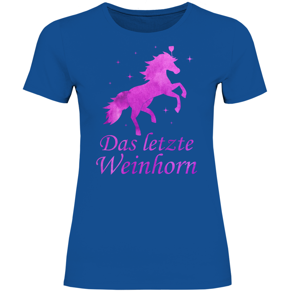 Das letzte Weinhorn - Prinzessin Aquarell - Damenshirt