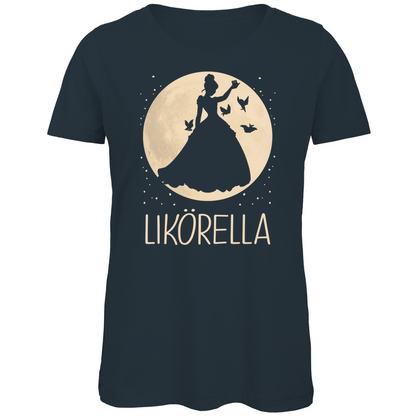 Mond Prinzessin - Likörella - Damen Premium Bio T-Shirt Dark Grey