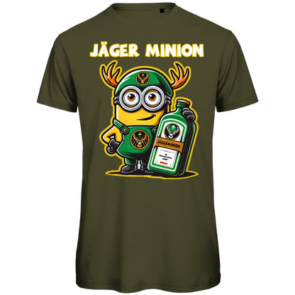 Jägermeister Minion Herren T-Shirt - Bio Baumwolle, Lustiges Minion Design, Premium Qualität
