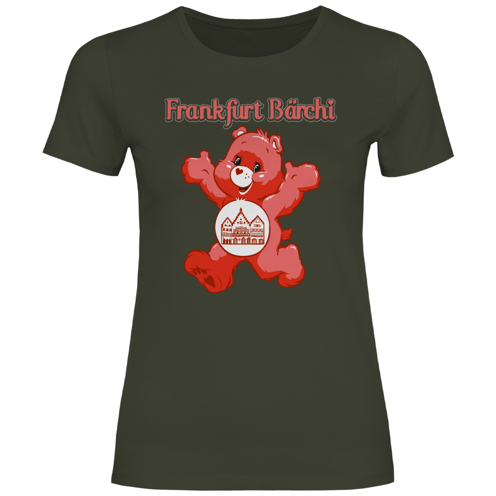 Frankfurt Bärchi - Glücksbärchi - Damenshirt Urban Khaki