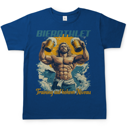 Bierathlet Training auf hohem Niveau - Herren Shirt Royal Blue