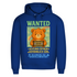 Herren Premium Bio Hoodie Wanted Glücksbärchi Wolkenland Extrem Gefährlich Süß Royal