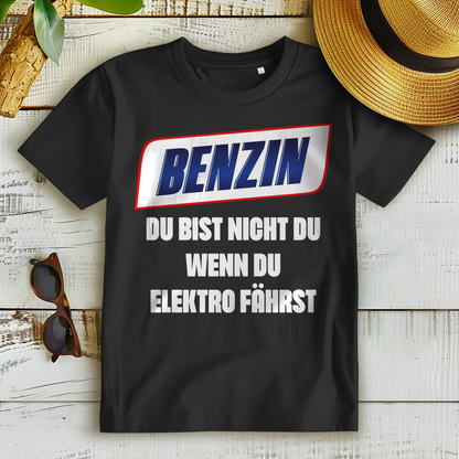 Benzin du bist nicht du wenn du Elektro fährst - Damen Premium Bio T-Shirt