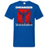 Strammsein Gott weiß ich will besoffen sein - Herren V-Neck Shirt Royal Blue