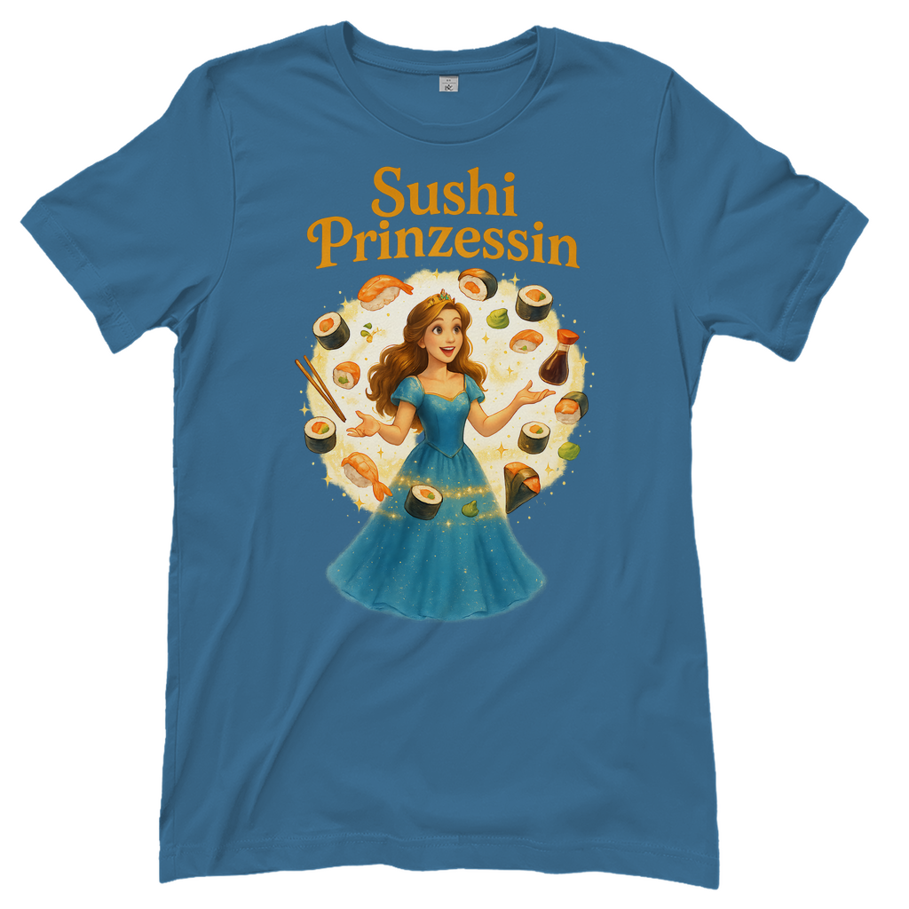 Sushi Prinzessin - Damen T-Shirt Stone Blue