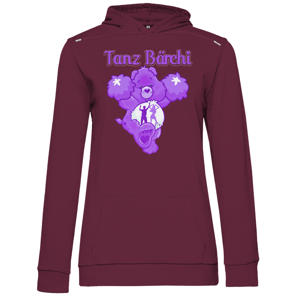 Tanz Bärchi - Glücksbärchi - Damen Hoodie Wine