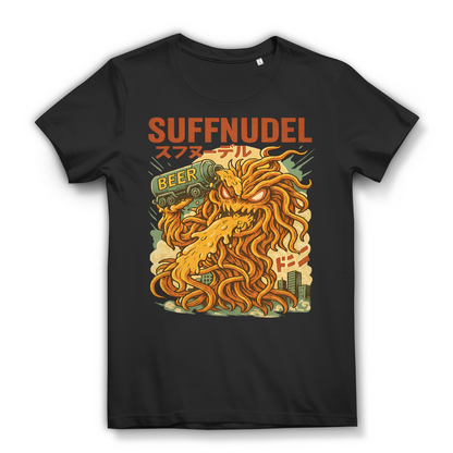 Suffnudel Bier Monster Nudel Kaiju - Damen Premium Bio T-Shirt