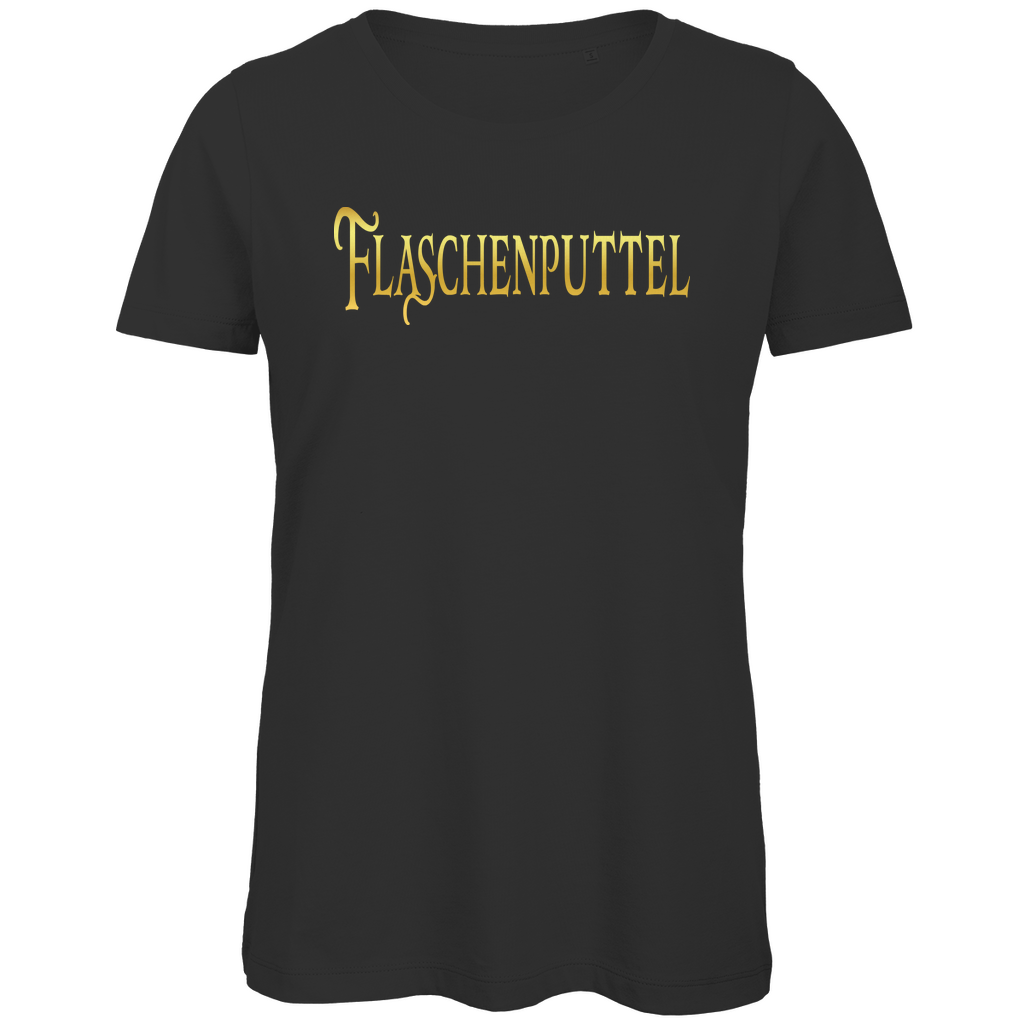 Flaschenputtel - Prinzessin Gold - Damen Premium Bio T-Shirt Black