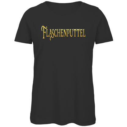 Flaschenputtel - Prinzessin Gold - Damen Premium Bio T-Shirt Black