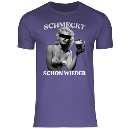 Schmeckt schon wieder - Herren Shirt Millennial Lilac