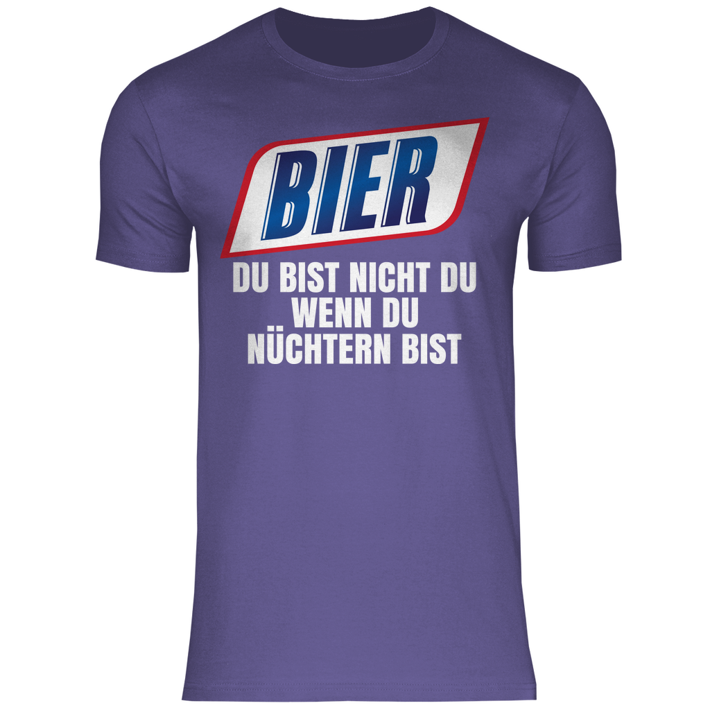 Bier du bist nicht du wenn du nüchtern bist - Herren Shirt