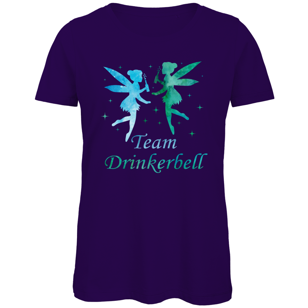 Team Drinkerbell - Prinzessin Aquarell - Damen Premium Bio T-Shirt