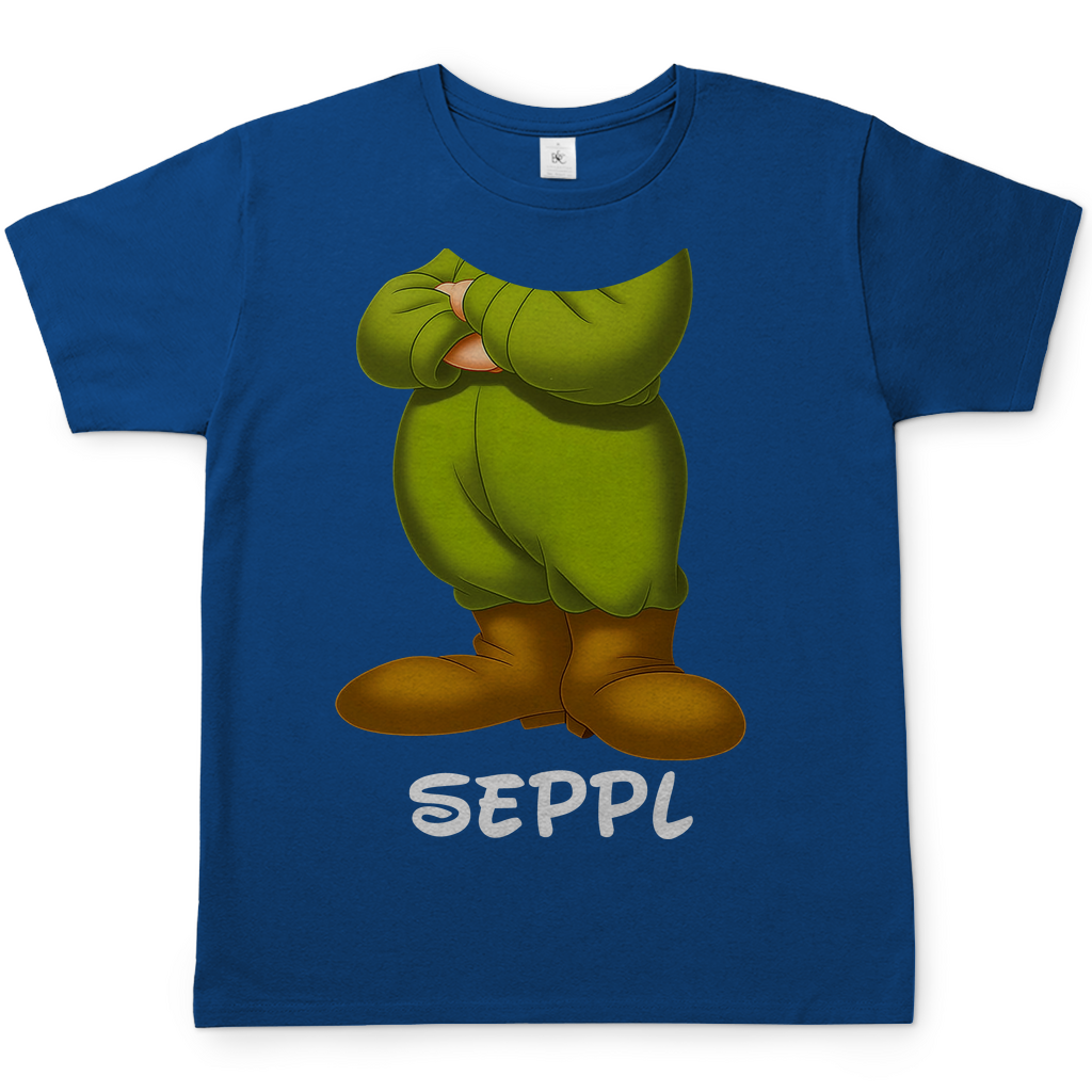 Schneewittchen und die 7 Zwerge - Seppl - Herren Shirt Royal Blue