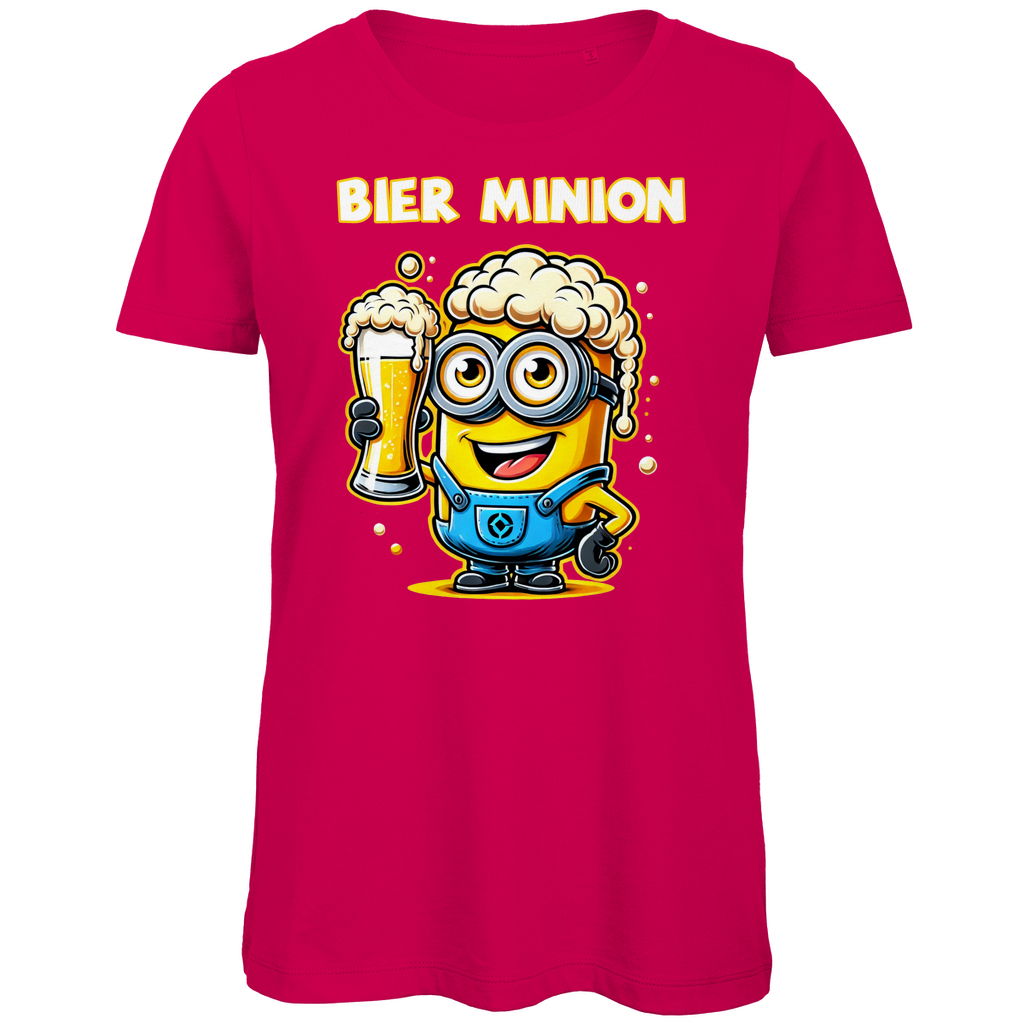 Bier Minion - Damen Premium Bio T-Shirt