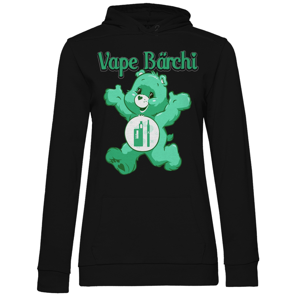 Vape Bärchi - Glücksbärchi - Damen Hoodie Black