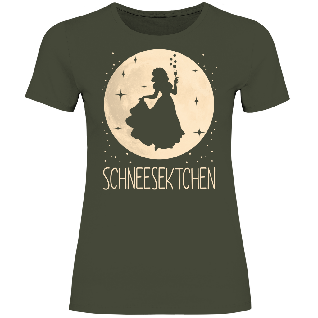 Mond Prinzessin - Schneesektchen - Damenshirt