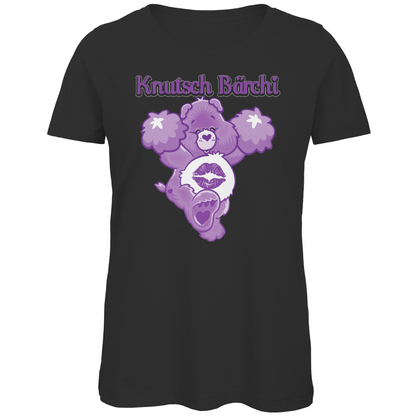 Knutsch Bärchi - Glücksbärchi - Damen Premium Bio T-Shirt Black