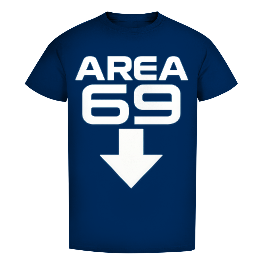 Herren Premium Bio T-Shirt Area 69 Navy