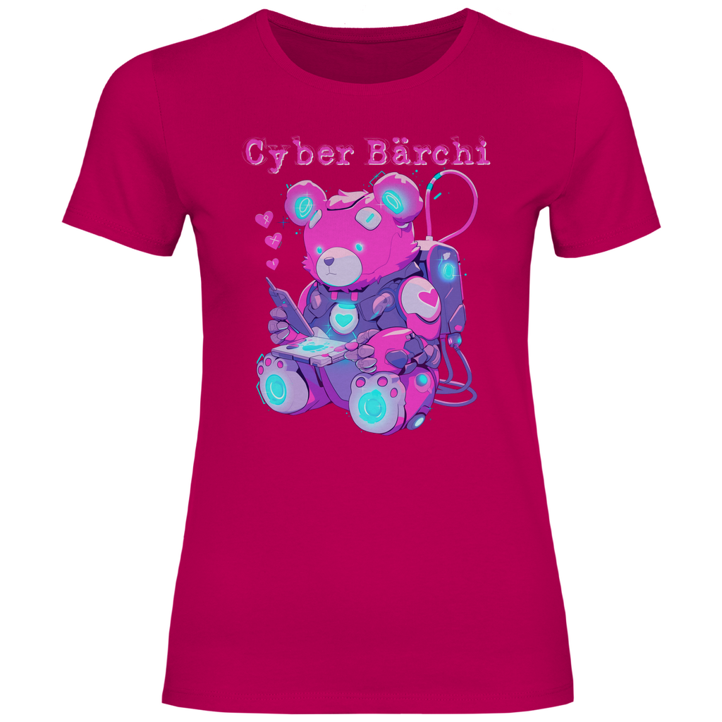 Cyber Bärchi - Glücksbärchi - Damenshirt