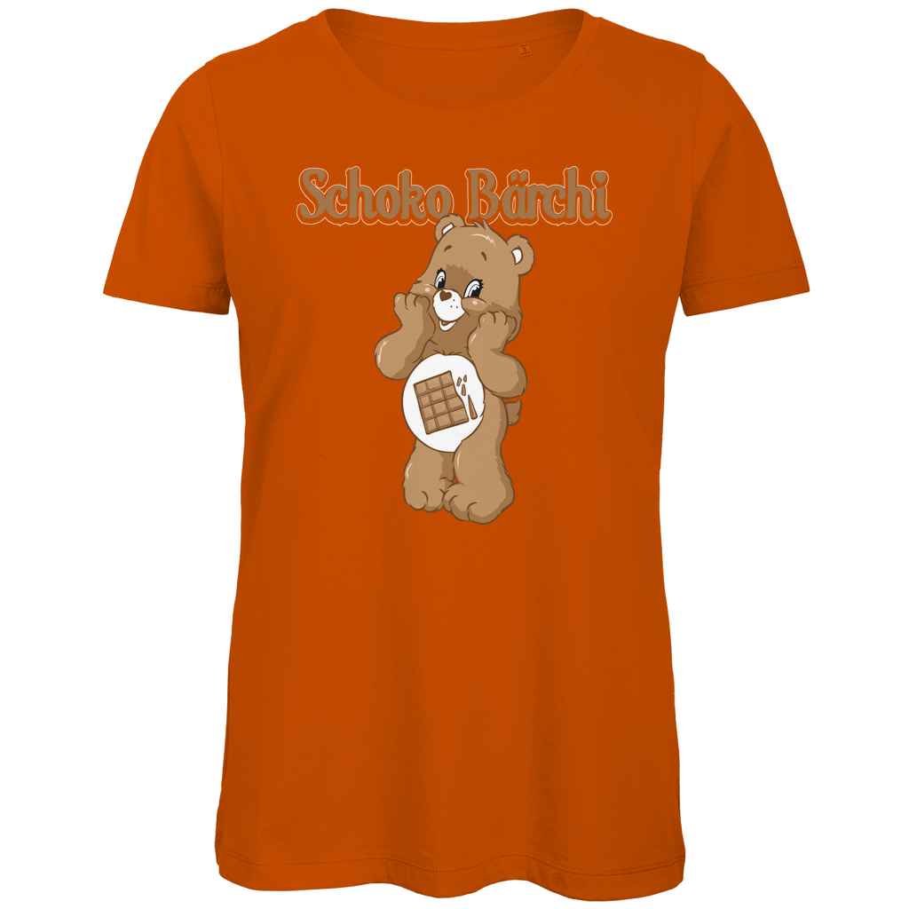 Schoko Bärchi - Glücksbärchi - Damen Premium Bio T-Shirt Urban Orange