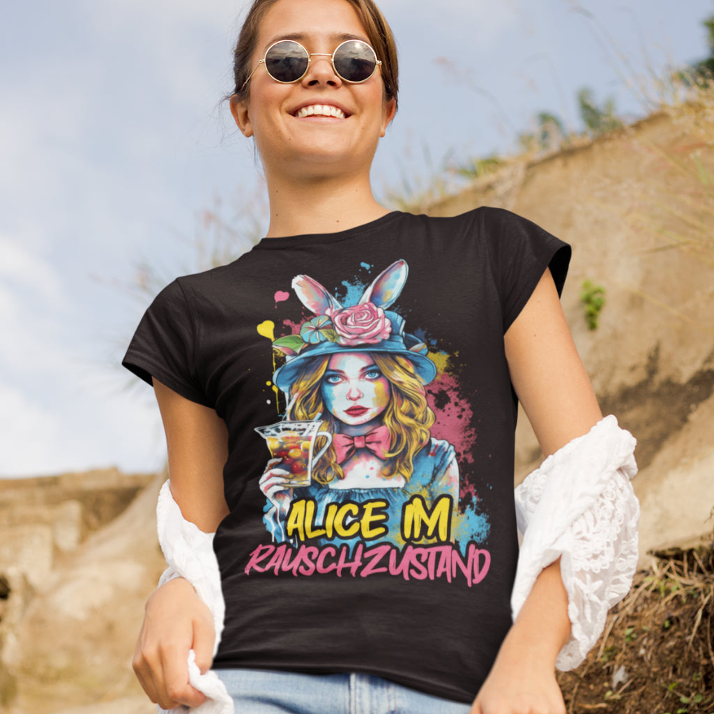 Alice im Rauschzustand Bunt - Damenshirt