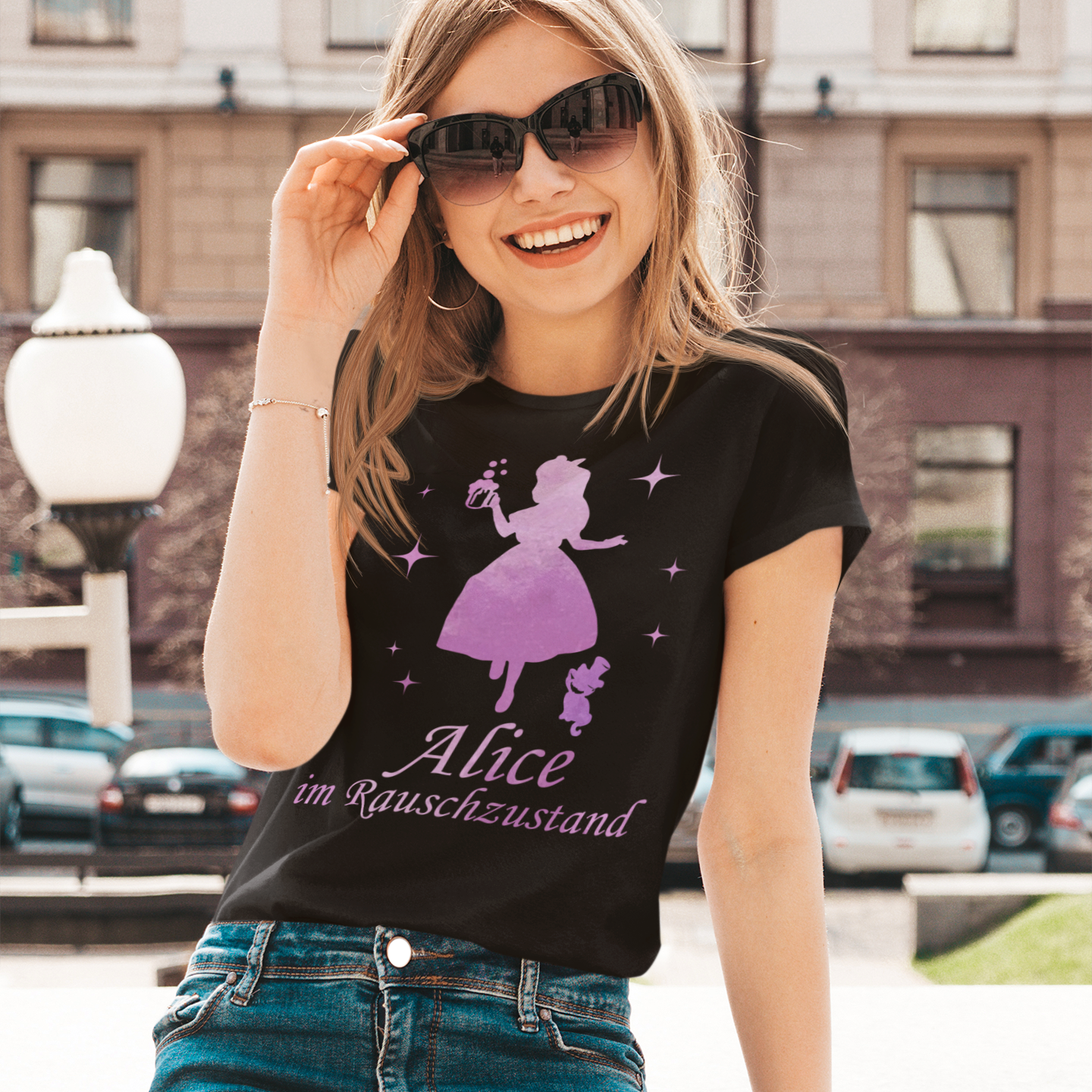 Alice im Rauschzustand - Prinzessin Aquarell - Damenshirt