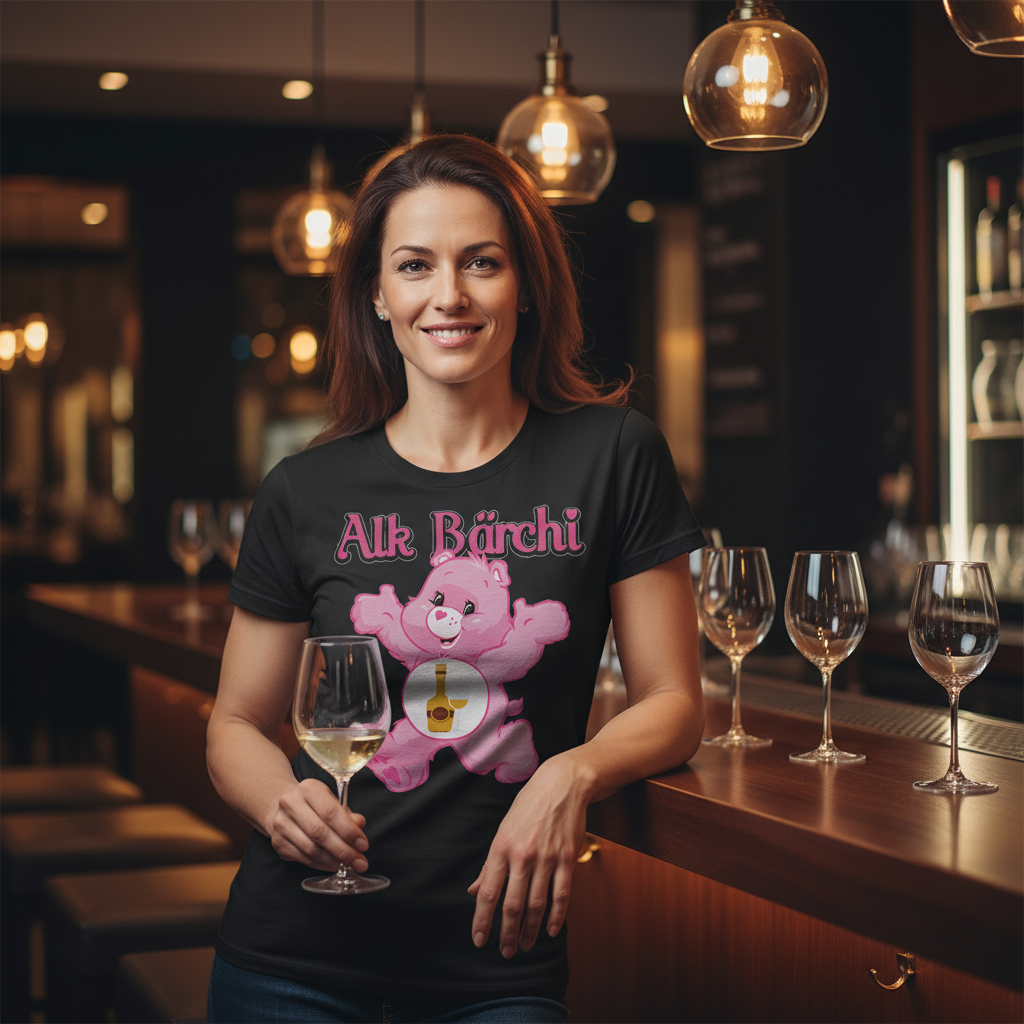 Alk Bärchi - Glücksbärchi - Damen Premium Bio T-Shirt