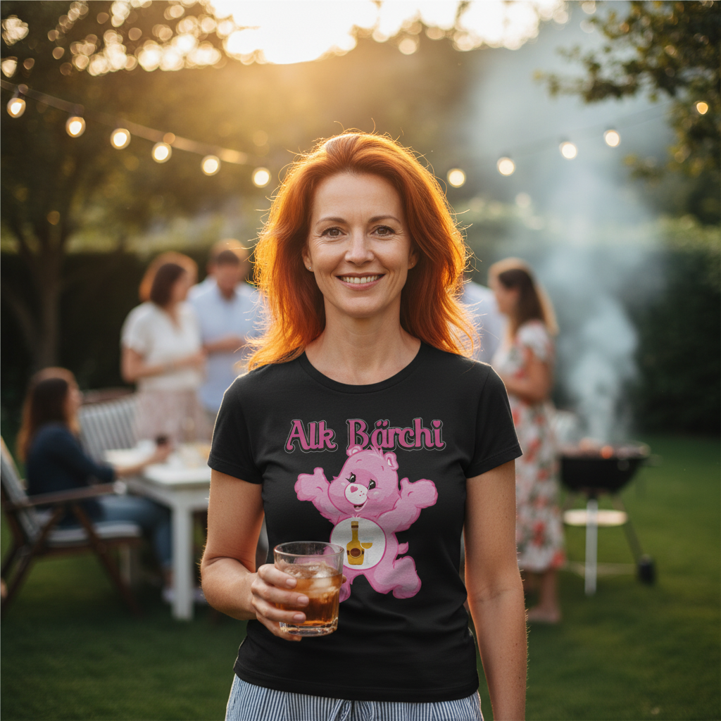 Alk Bärchi - Glücksbärchi - Damen Premium Bio T-Shirt