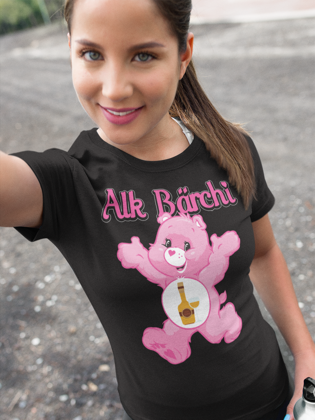 Alk Bärchi - Glücksbärchi - Damen Premium Bio T-Shirt