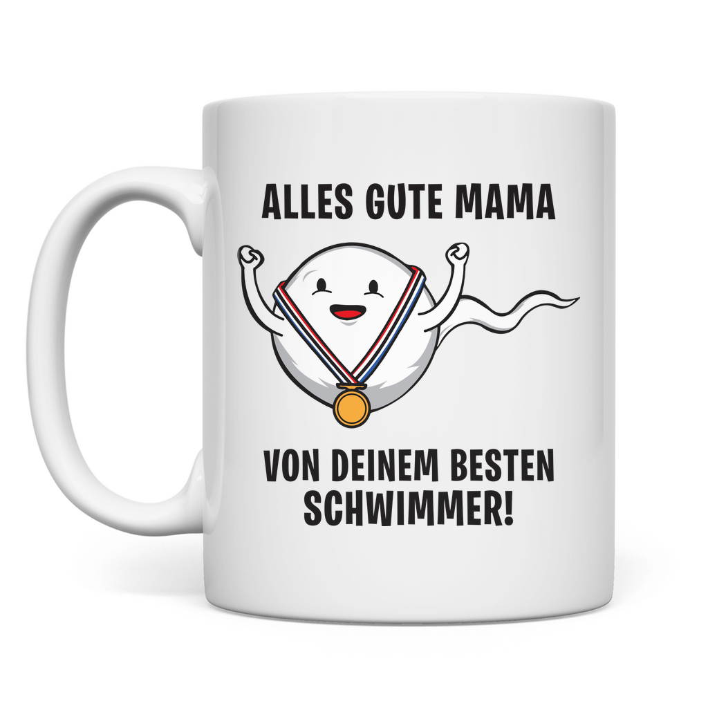 Alles gute Mama von deinem besten Schwimmer Tasse