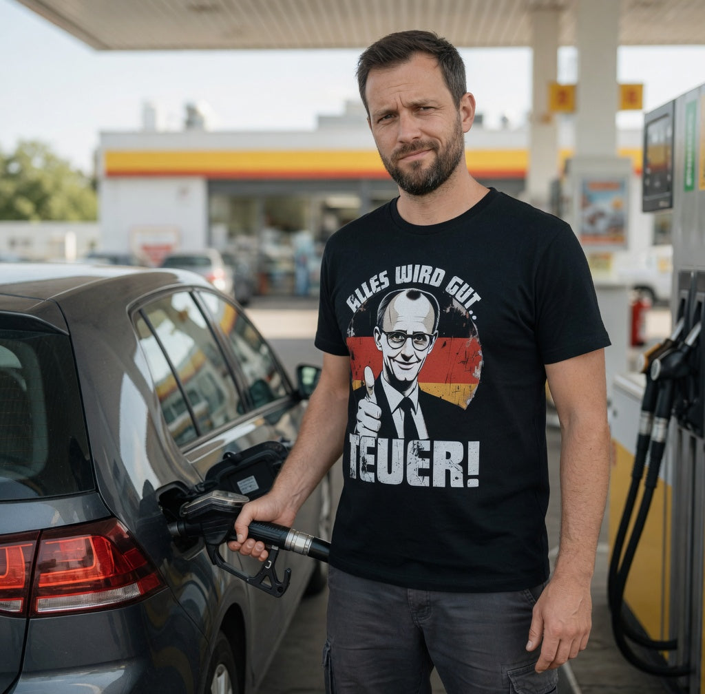 Alles wird gut Teuer - Herren T-Shirt