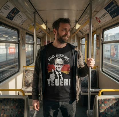Alles wird gut Teuer - Herren T-Shirt