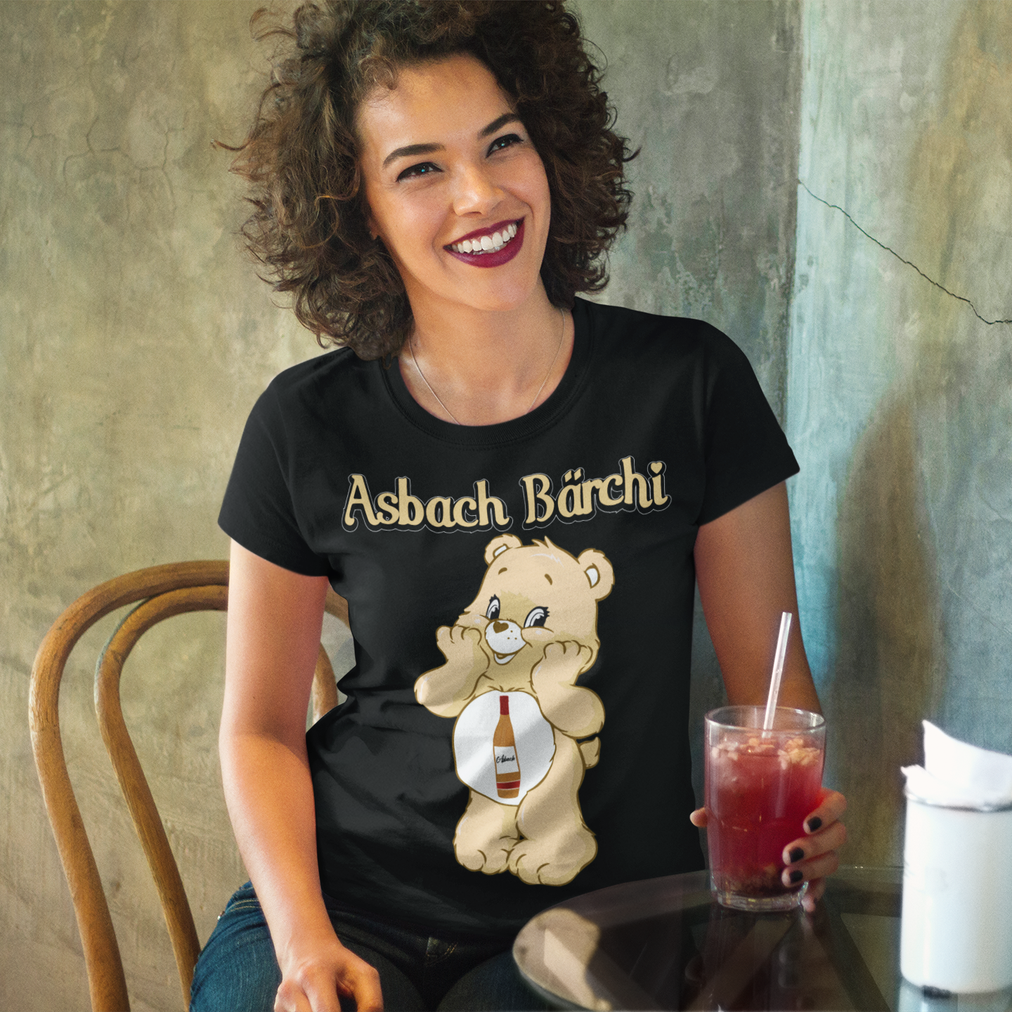 Asbach Bärchi - Glücksbärchi - Damen Premium Bio T-Shirt
