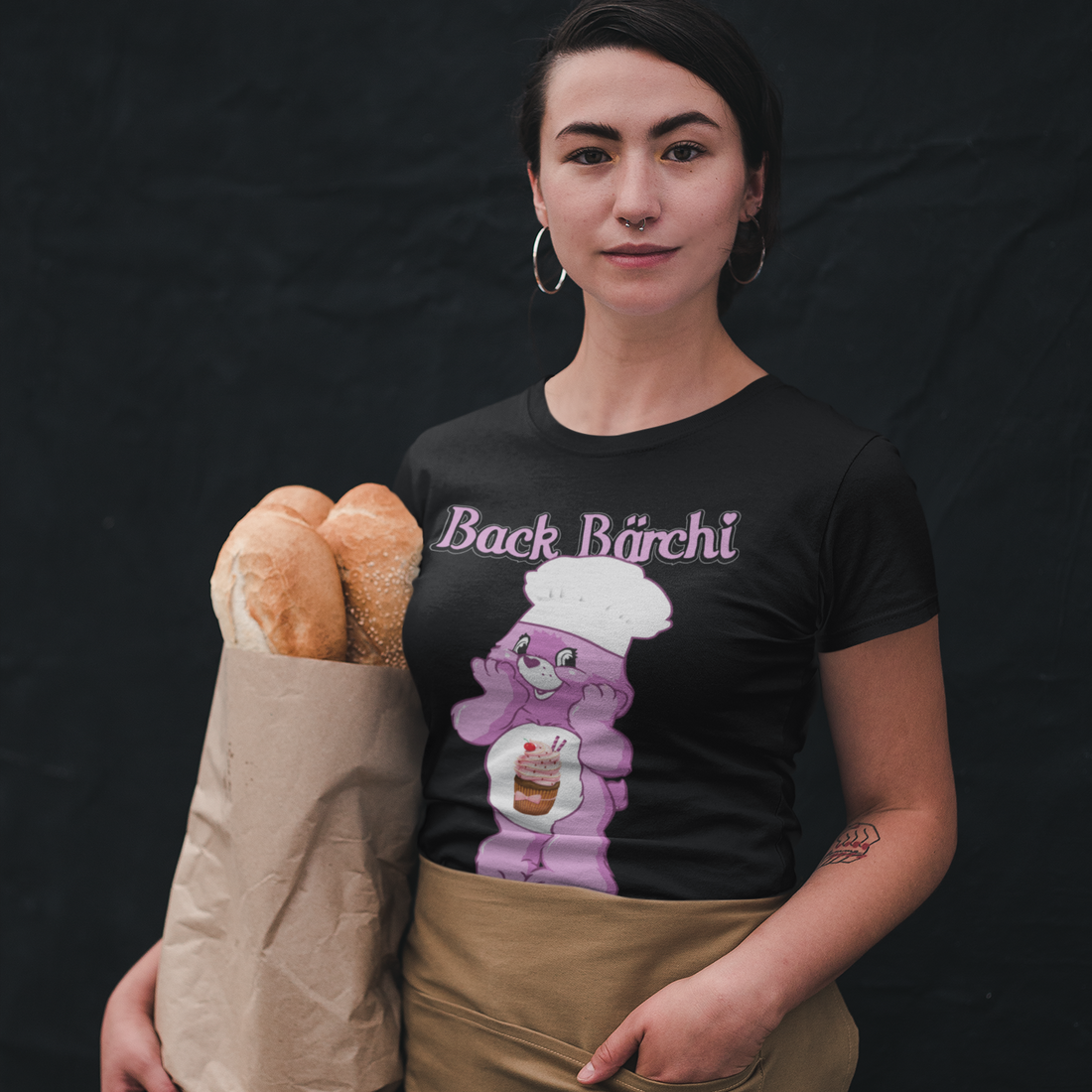 Back Bärchi - Glücksbärchi - Damenshirt
