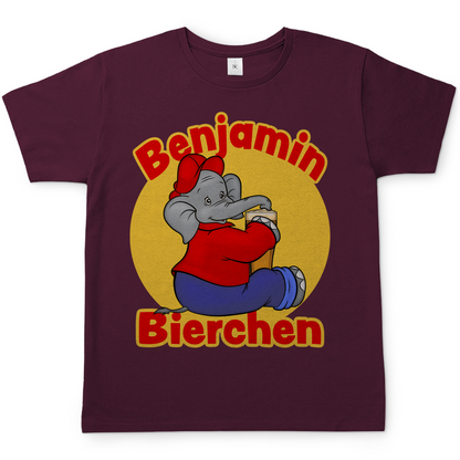 Benjamin Bluemchen Bierchen - Herren Shirt Burgundy