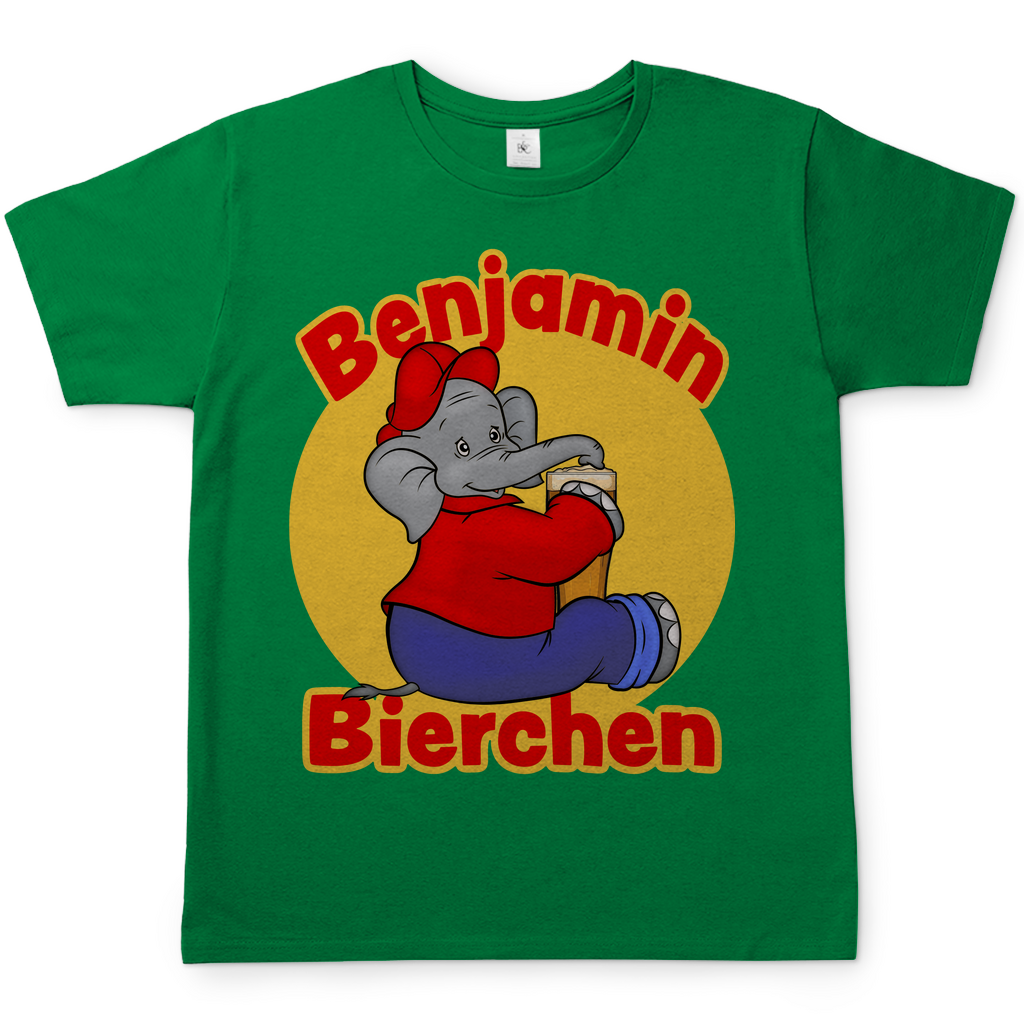 Benjamin Blümchen Bierchen - Herren Shirt Kelly Green