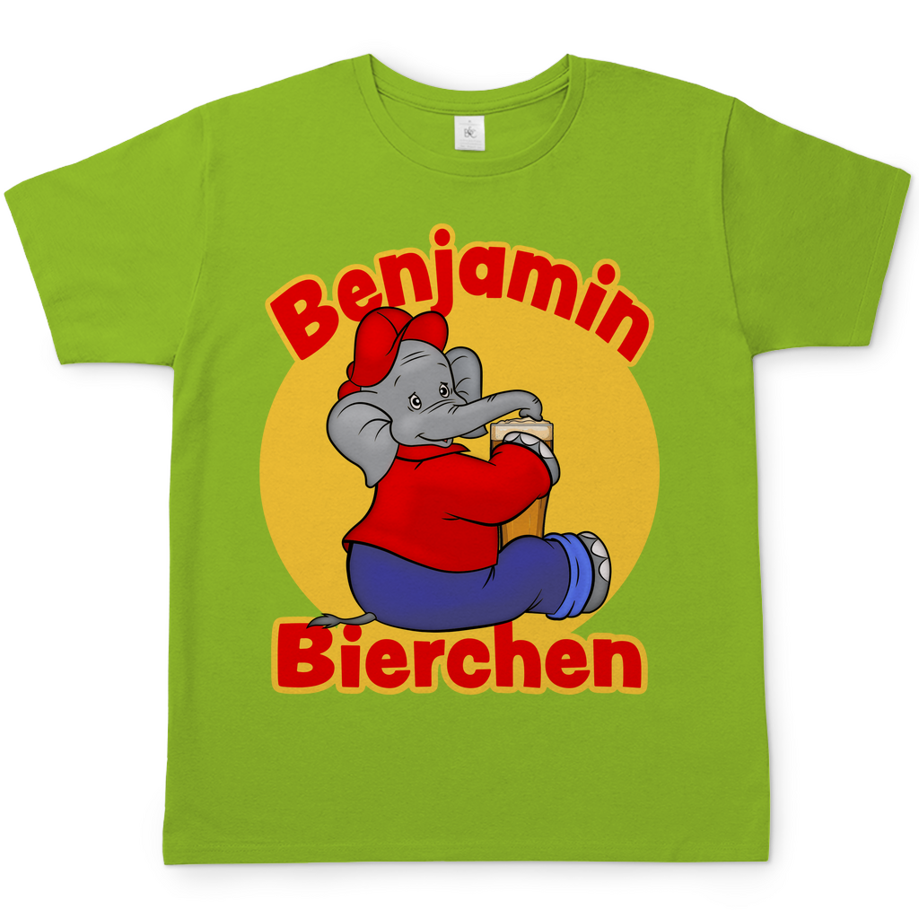 Benjamin Bluemchen Bierchen - Herren Shirt Hellgruen
