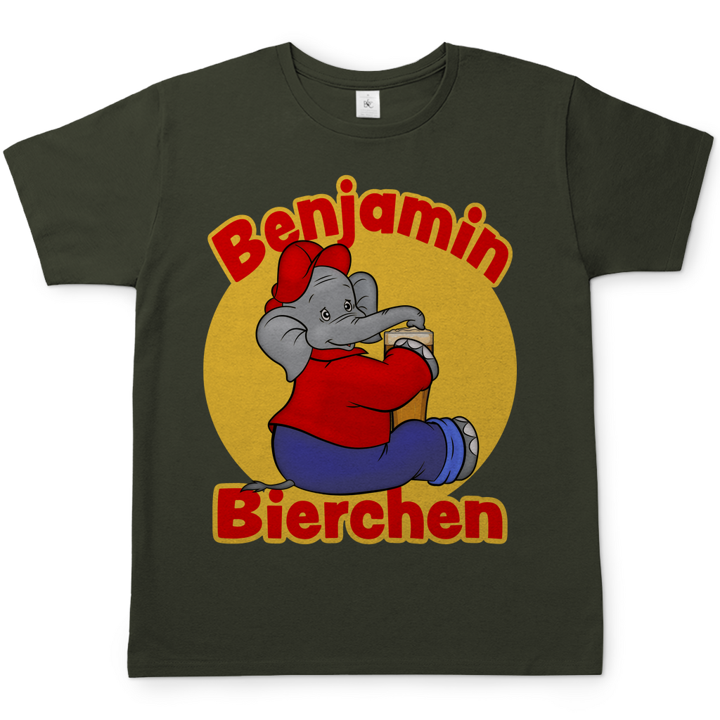Benjamin Blümchen Bierchen - Herren Shirt Urban Khaki
