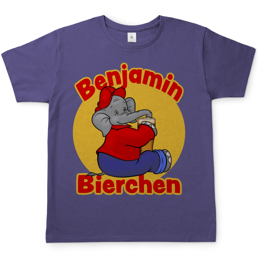Benjamin Bluemchen Bierchen - Herren Shirt Lila