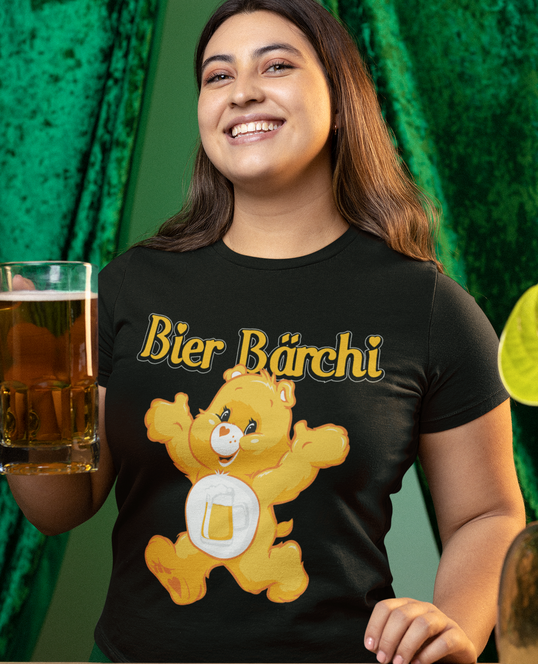 Bier Bärchi - Glücksbärchi - Damen Premium Bio T-Shirt