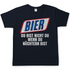 Bier du bist nicht du wenn du nuechtern bist - Herren Shirt navy blau
