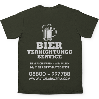 Bier vernichtungs Service - Herren Shirt in khaki