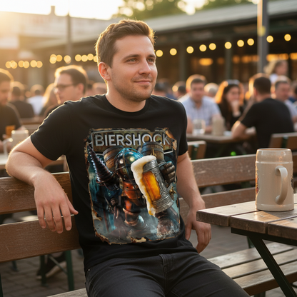 Biershock Bioshock Big Bier Daddy - Herren T-Shirt