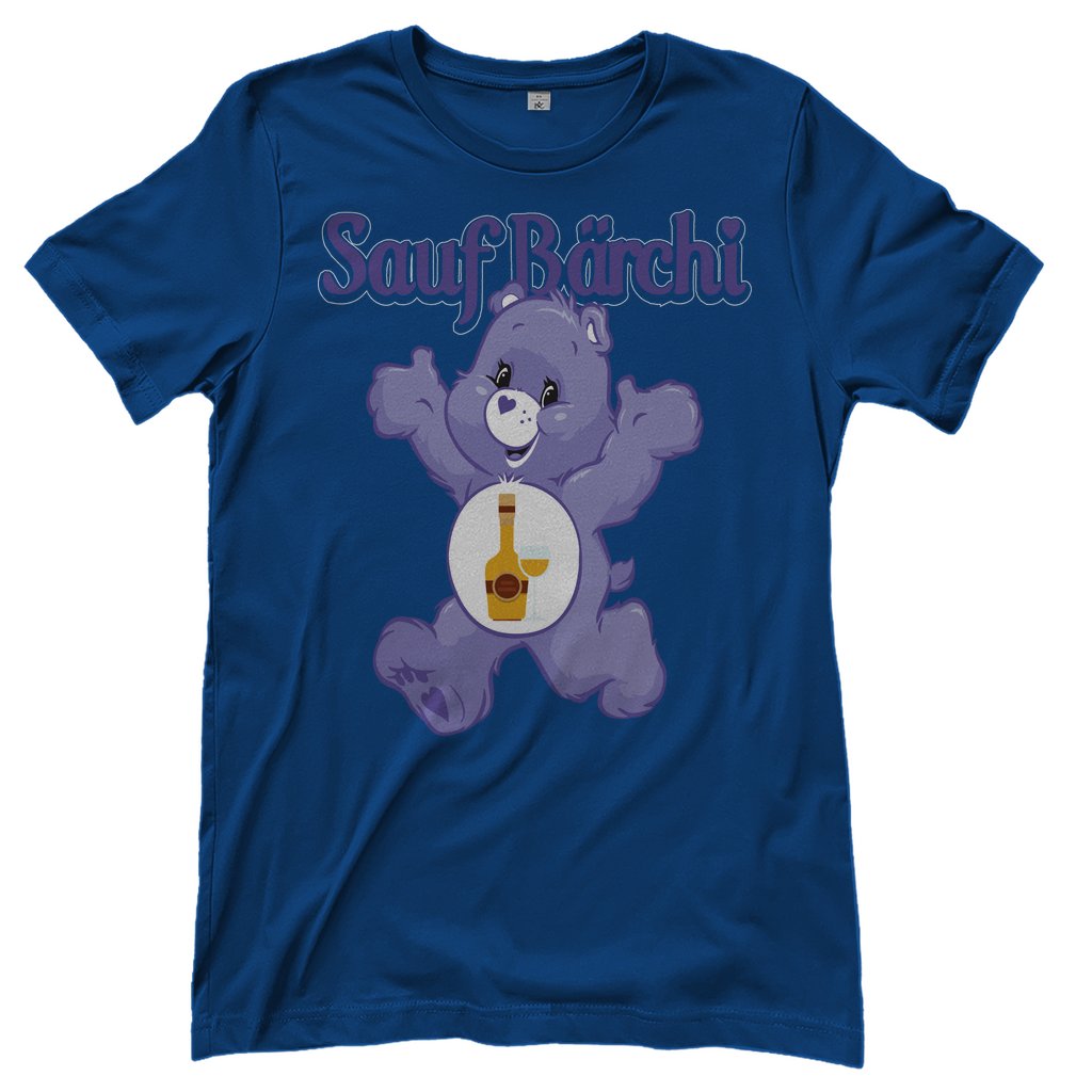 Sauf Bärchi - Glücksbärchi - Damenshirt Royal Blue