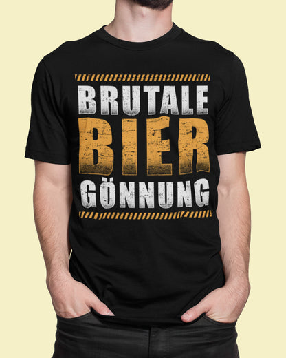 Brutale Bier Gönnung Shirt – Männer Funshirt für Festival und Saufgelage