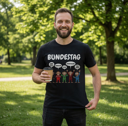Bundestag voller Affen - Herren T-Shirt