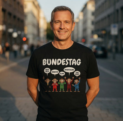 Bundestag voller Affen - Herren T-Shirt