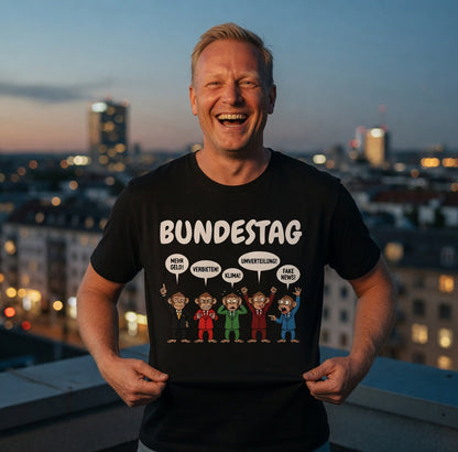 Bundestag voller Affen - Herren T-Shirt