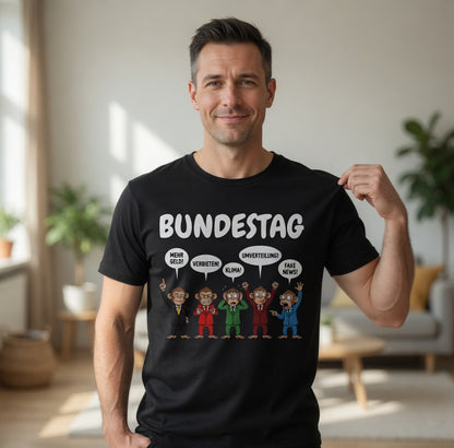 Bundestag voller Affen - Herren T-Shirt
