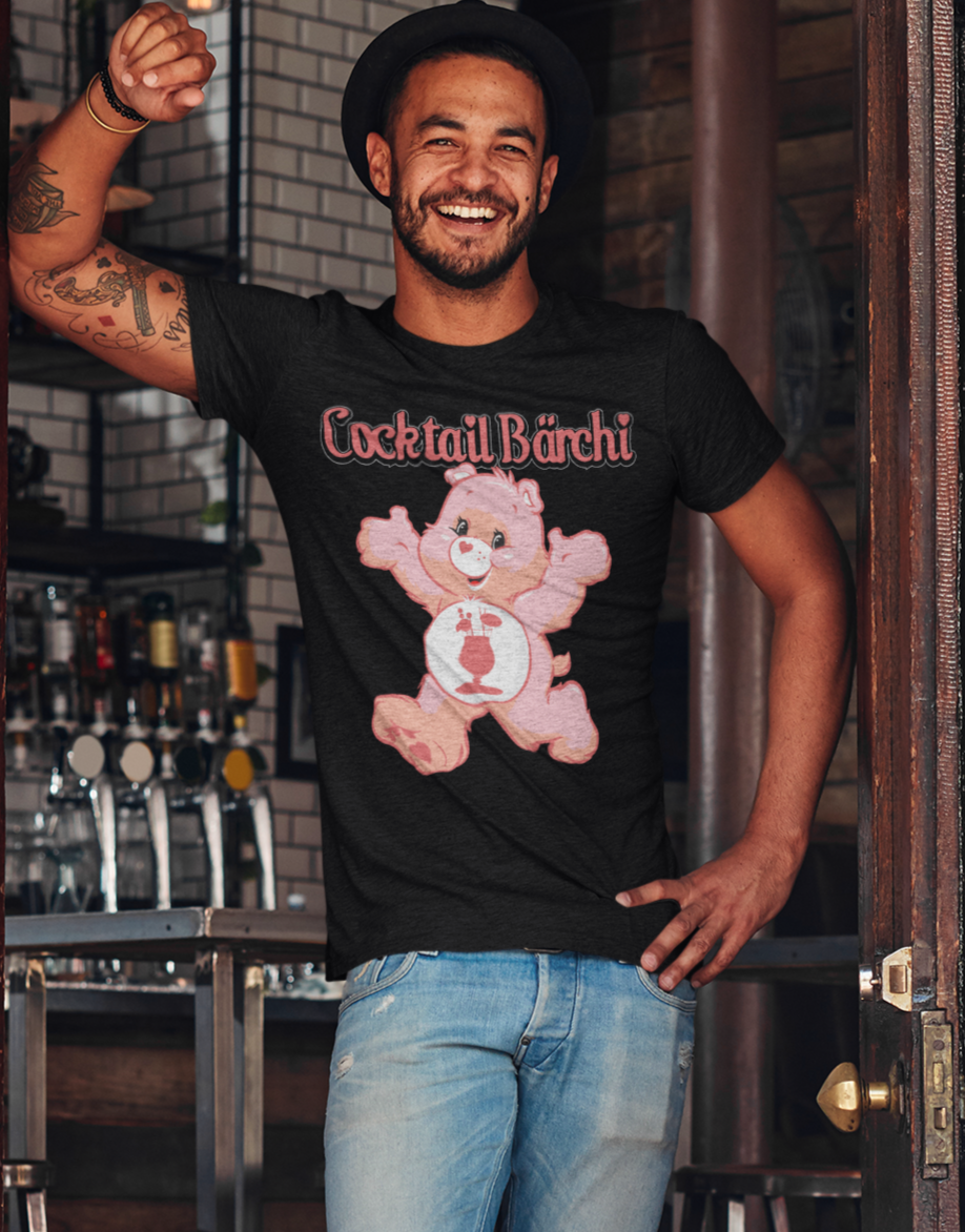 Cocktail Bärchi Glücksbärchi - Herren Premium Bio T-Shirt